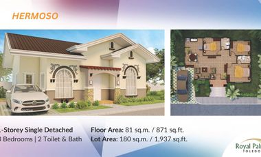 SPACIOUS BUNGALOW 3 BR HOUSE & LOT IN TOLEDO CITY CEBU FOR SALE