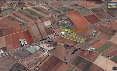 TERRENO CON ESCRITURAS EN VENTA A PIE DE CARRETERA CIENEGILLAS ZACATECAS