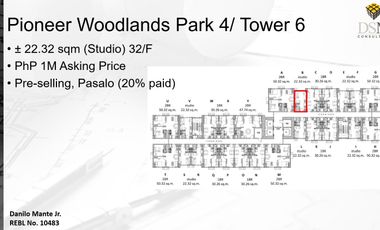 Studio unit in Pioneer Woodlands Park 4 (Tower 6)