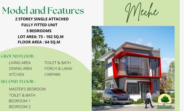 3- bedroom single attached house and lot for sale in Eastland Village Liloan Cebu