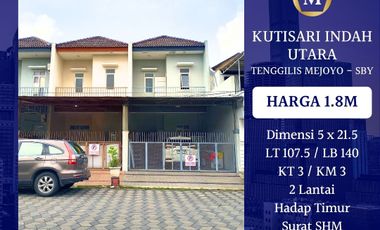 Rumah Baru Gress Kutisari Indah Utara Tenggilis Mejoyo Surabaya Timur dekat Siwalankerto