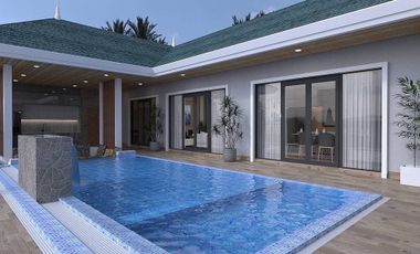 New Modern Three-bedroom Pool Villa Project for Sale in Khao Thong, Krabi