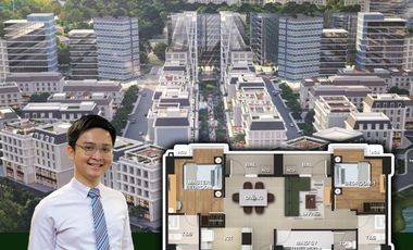 Preselling 2 bed with balcony in 9 Central Park in Northwin Global City condo for sale Marilao, Bulacan