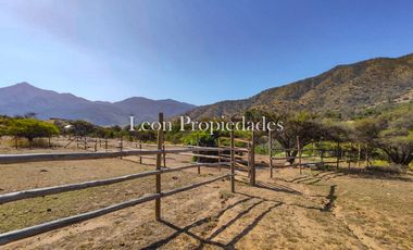 León propiedades vende o arrienda gran casa con establo en Fundo Alhué, Curacaví.