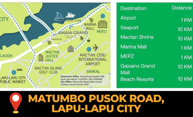 PRESELLING 41- sqm 1-bedroom condo for sale in Amani Grand Tower- D Lapulapu City, Cebu