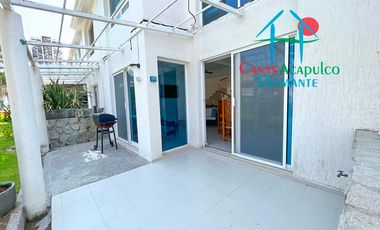 Condominio con club de playa. Terraza con salida a alberca del clúster