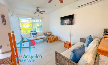 Condominio con club de playa. Terraza con salida a alberca del clúster