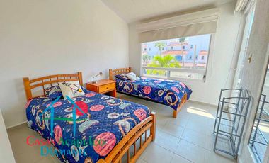 Condominio con club de playa. Terraza con salida a alberca del clúster