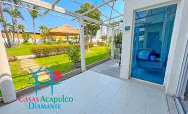 Condominio con club de playa. Terraza con salida a alberca del clúster