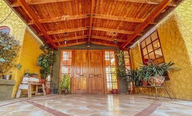 Acogedora propiedad  en gran terreno, fundo El Rincón, Villa Alemana