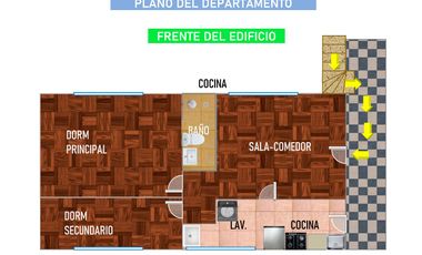EN VENTA DPTO/ALMACEN 02 DORM + 1 BAÑO NO COCHERA