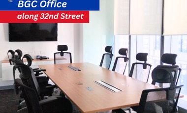 For Lease BGC Office 300+ sqm along 32nd Street, near High Street, Bonifacio Global City