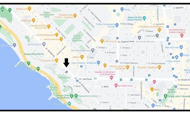 MIRAFLORES VENTA TERRENO 470.40 M2 (14.70x32.00)  CZ-RDM  7 PISOS