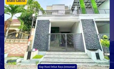 Rumah Baru Gress Jemur Andayani Tenggilis Mejoyo Surabaya Timur Siap Huni dekat Raya Jemursari MERR Kutisari