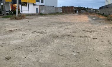 terreno comercial de venta en manta calle principal circunvalacion