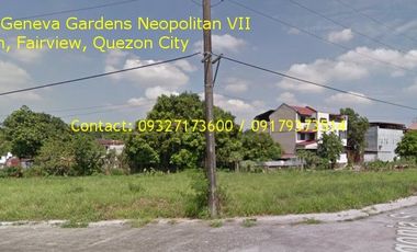 Big Lot For Sale In Commonwealth Fairview Quezon City Near STI College Fairview