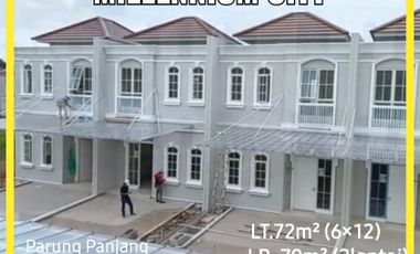 Dijual Rugi Murah Rumah Baru 2 lantai Millenium City Parung Panjang