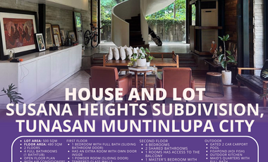 House and Lot Susana Heights Subd., Tunasan Muntinlupa City - For SALE