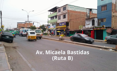 Casa como Terreno en Avenida Comercial en Villa El Salvador
