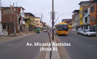 Casa como Terreno en Avenida Comercial en Villa El Salvador
