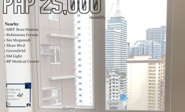 Higher Floor Condo in Mandaluyong 2-BR 50.32 sqm Flat Type