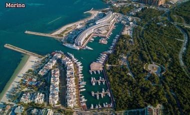 Condominio con Club de playa frente al mar, Alberca, Spa, y business Center, en  Costa mujeres, Cancun.