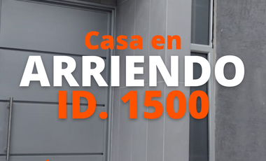 CASA EN ARRIENDO, EL PARAMO - ID 1500