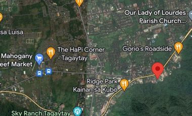 Tagaytay 2,500 sqm lot facing taal at P125M gross