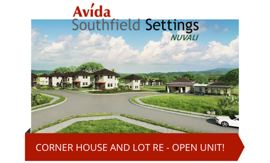 CORNER House and Lot for Sale in Avida Southfield Setting Nuvali