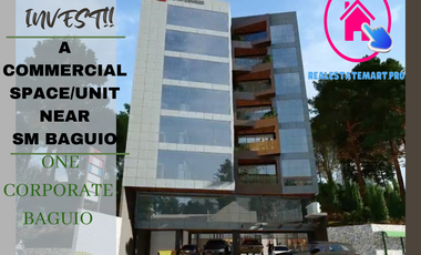 INSTALLMENT: 52.61 SQM Commercial Office Unit NEAR SM Baguio (One Corporate)