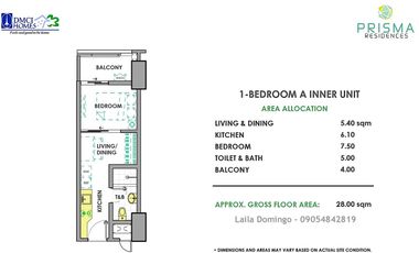 Brand New 1 bedroom condo in Pasig near BGC  #condoinpasig #pasigcondo #dmciprisma