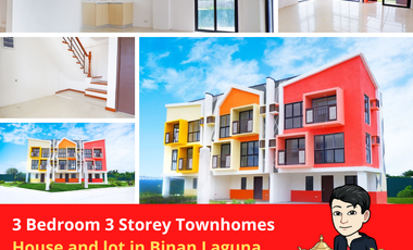 Modern 3BR Townhouse in Binan | For Sale