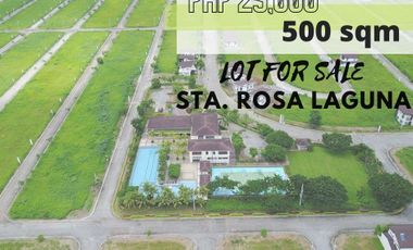 Sonoma Residential Lot 503 sqm P25,000 month in Nuvali Sta. Rosa Laguna