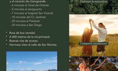 Lotes Campestres sector aeropuerto tunel de oriente desde 350 millones, 72 mil pesos m2