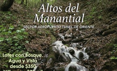 Lotes Campestres sector aeropuerto tunel de oriente desde 350 millones, 72 mil pesos m2