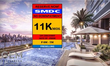 SMDC GEM RESIDENCES Condo for Sale in Pasig City ; along C5 near in TiendeSitas ,Ortigas Center and BGC Taguig City.