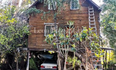 Se vende parcela de 8 ha. con cabaña y piscina en sector MIraflores, Curacaví.