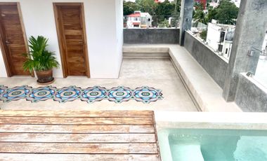 Departamento en venta de 1 recámara en Habanero Playa del Carmen