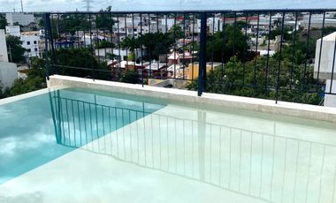 Departamento en venta de 1 recámara en Habanero Playa del Carmen