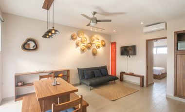 Departamento en venta de 1 recámara en Habanero Playa del Carmen
