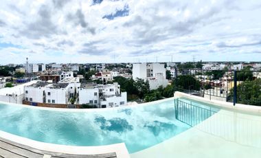 Departamento en venta de 1 recámara en Habanero Playa del Carmen
