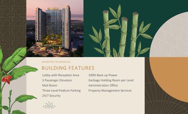 For Sale: Studio Unit at Mandtra Residences in Tipolo, Mandaue City - 22sqm.