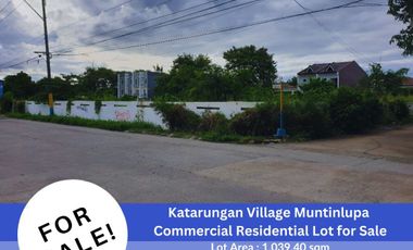 Katarungan Village Muntinlupa Commercial Residential Lot for Sale