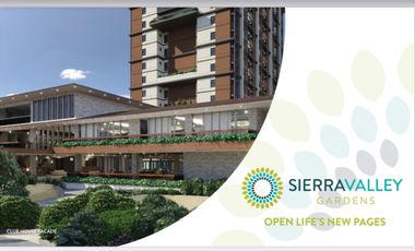 1 Bedroom Condo for sale in Cainta Rizal at Sierra Valley Gardens with 250K Discount
