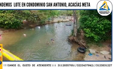 VENDO LOTE EN CONDOMINIO ACACIAS META