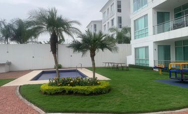 Samborondon, Alquilo Lindo Departamento 3 Dorm. Amoblado