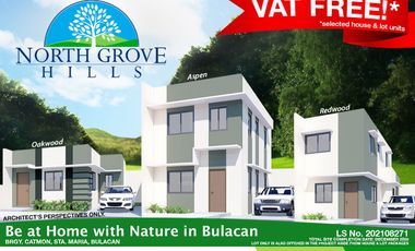 9k monthly bungalow type fully finished turn over no move in fee House and Lot in Sta.Maria Bulacan