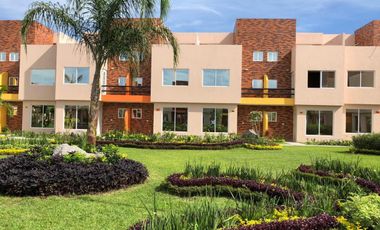 Casa con Rood Garden, seguridad en condominio en Yautepec Morelos