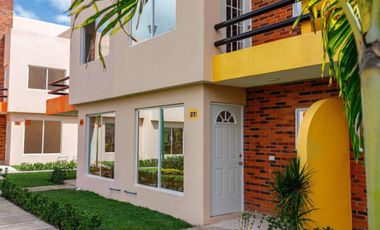 Casa con Rood Garden, seguridad en condominio en Yautepec Morelos