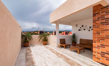 Casa con Rood Garden, seguridad en condominio en Yautepec Morelos